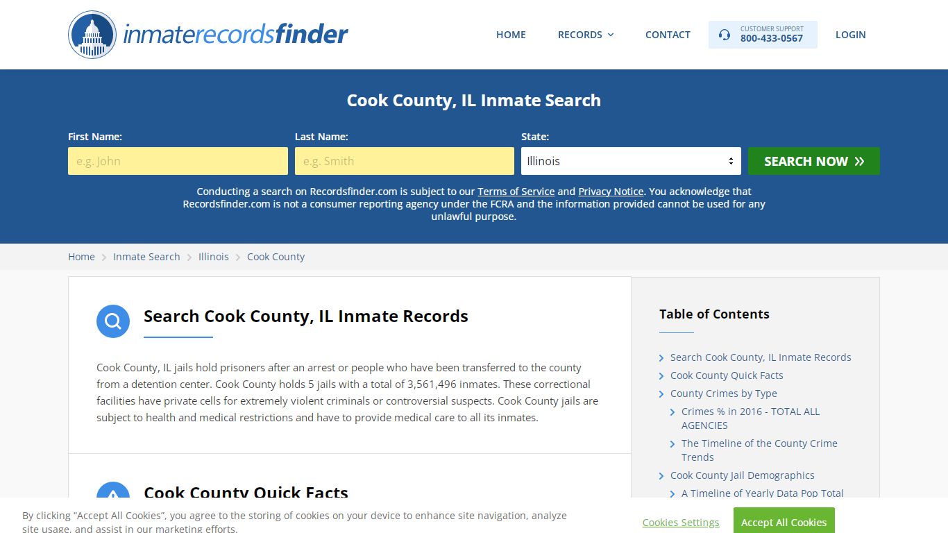 Cook County, IL Inmate Lookup & Jail Records Online